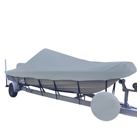 CARVER BY COVERCRAFT Carver Sun-DURA&reg; Styled-to-Fit Boat Cover f/19.5&#39; V-Hull Center Console Shallow Draft Boats 71219S-11